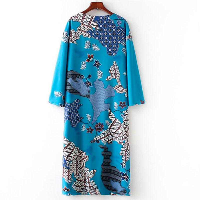 Kimonoen er japansk inspireret med brede ærmer - kimokimo.dk - billede 2